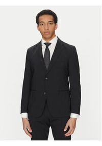 BOSS Garnitur C-Huge 50540579 Granatowy Slim Fit. Kolor: niebieski. Materiał: wełna #6