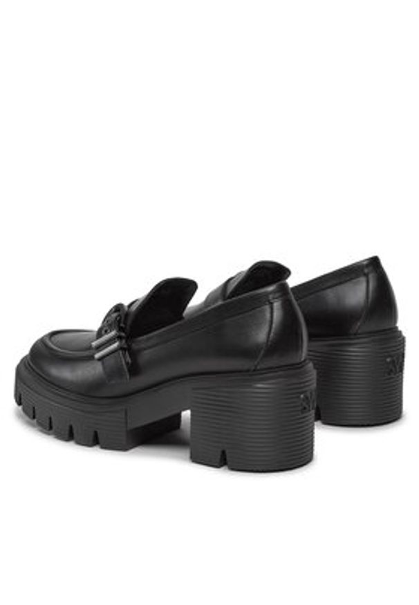 Stuart Weitzman Półbuty Maverick Soho Loafer SF624 Czarny. Kolor: czarny. Materiał: skóra