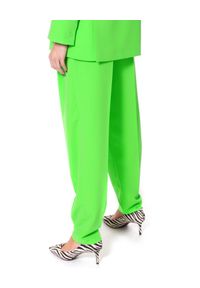 AGGI - Neonowo zielone spodnie w kant Blake. Stan: podwyższony. Kolor: zielony. Styl: sportowy #5