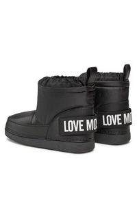 Love Moschino - LOVE MOSCHINO Śniegowce JA24972G0HEB0000 Czarny. Kolor: czarny. Materiał: materiał #4