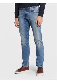 Petrol Industries Jeansy Russel 0002 Niebieski Tapered Fit. Kolor: niebieski