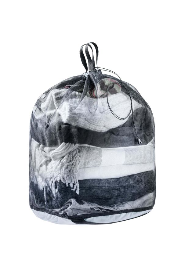 Worek bagażowy Deuter Mesh Sack 18 - tin/black. Kolor: niebieski, czarny, turkusowy, wielokolorowy. Materiał: mesh