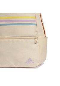 Adidas - adidas Plecak Classic Horizontal 3-Stripes Backpack IL5778 Beżowy. Kolor: beżowy. Materiał: materiał #3