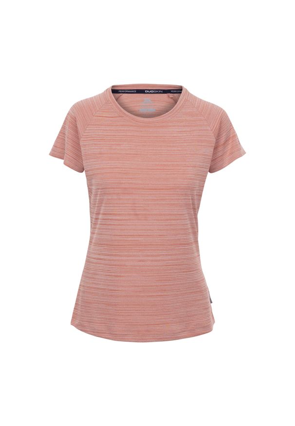 TRESPASS - Damska Koszulka Dla Aktywnych Vickland TP75. Kolor: różowy. Sport: turystyka piesza