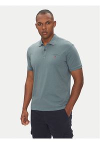 Napapijri Polo Elbas NP0A4GB4 Niebieski Regular Fit. Typ kołnierza: polo. Kolor: niebieski. Materiał: bawełna