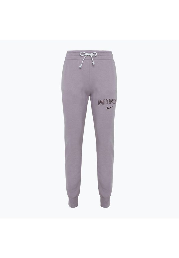 Spodnie damskie Nike Phoenix Fleece. Kolor: fioletowy