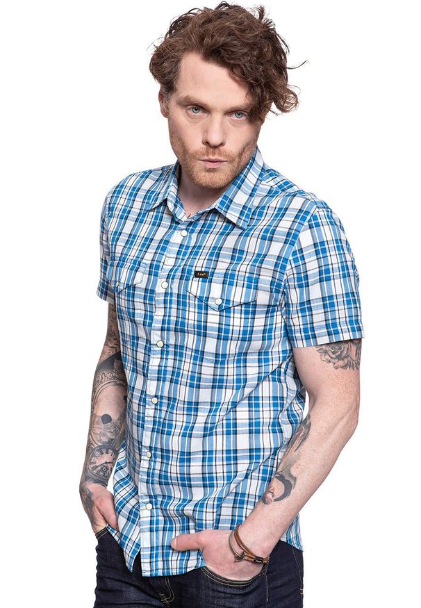 Lee - LEE LEE WESTERN SS SHIRT DIPPED BLUE L641CZLA 112115307