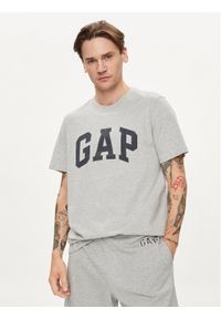 GAP - Gap T-Shirt 856659-00 Szary Regular Fit. Kolor: szary. Materiał: bawełna