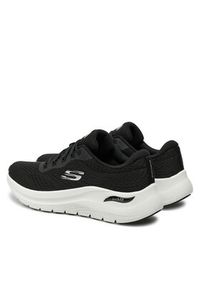 skechers - Skechers Sneakersy Arch Fit 2.0 150051/BKW Czarny. Kolor: czarny. Materiał: materiał