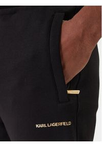 Karl Lagerfeld - KARL LAGERFELD Spodnie dresowe 705006 561910 Czarny Regular Fit. Kolor: czarny. Materiał: bawełna #5