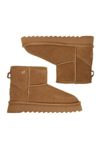 Nine West Śniegowce CEO-NASR-01 Brązowy. Kolor: brązowy. Materiał: zamsz, skóra #3