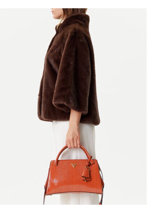 Guess Torebka Annita HWKB94 99060 Miedziany. Kolor: brązowy. Materiał: skórzane