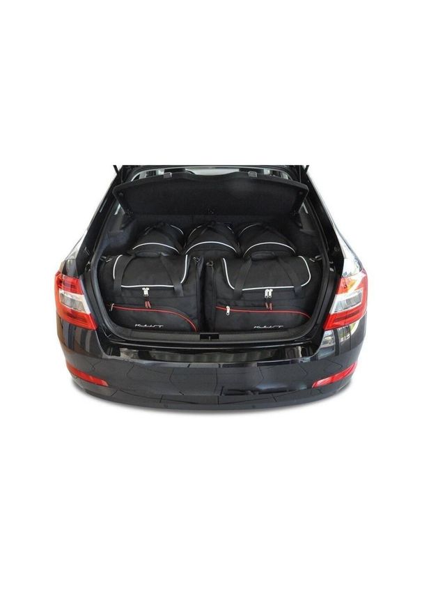 KJUST - Torby Do Bagażnika Skoda Octavia Liftback 2013-2020 5Szt Kjust. Kolor: czarny. Styl: sportowy