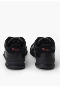 Polo Ralph Lauren - Sneakersy męskie POLO RALPH LAUREN HRT CT II-SNEAKERS-HIGH TOP LACE. Okazja: do pracy, na spacer, na co dzień. Kolor: czarny. Sport: turystyka piesza