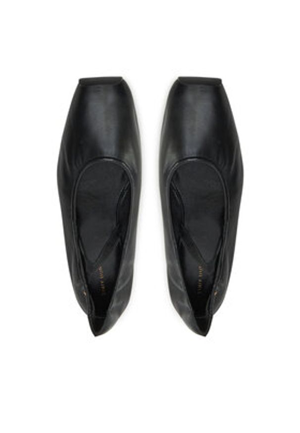 Tory Burch Baleriny Runway Ballet 157625 Czarny. Kolor: czarny. Materiał: skóra