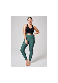 CASALL - Legginsy Sportowe Damskie Casall Overlap Bezszwowe Wysoki Stan. Stan: podwyższony. Kolor: zielony. Sport: fitness