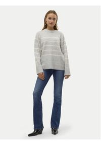 Vero Moda Sweter Flawless 10320487 Szary Loose Fit. Kolor: szary. Materiał: syntetyk #4