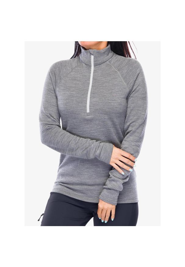 Bluza termoaktywna damska Houdini Desoli Thermal Half Zip. Kolor: szary