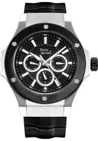 Zegarek Pierre Ricaud Zegarek męski Pierre Ricaud P97036.Y214QF czarny. Kolor: czarny #1