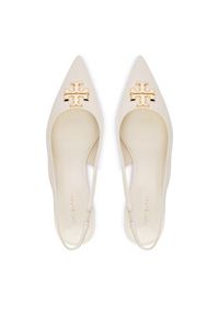 Tory Burch Czółenka Eleanor Slingback 181018 Écru. Kolor: kremowy. Materiał: skóra #6