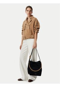 MICHAEL Michael Kors Torebka 30T6AUEM8S Czarny. Kolor: czarny. Materiał: skórzane, zamszowe #1