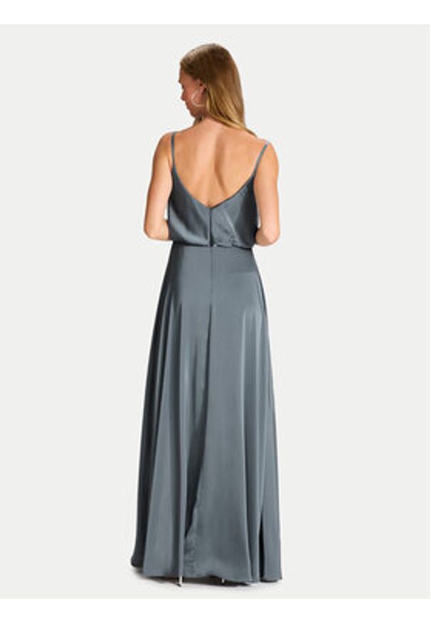 Hey Kyla Sukienka wieczorowa 5AI074HK Turkusowy Regular Fit. Kolor: turkusowy. Materiał: syntetyk. Styl: wizytowy