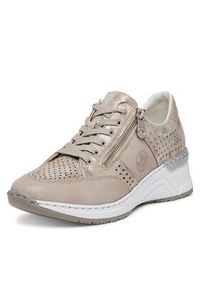 Rieker Sneakersy N4327-80 Beżowy. Kolor: beżowy. Materiał: syntetyk #3