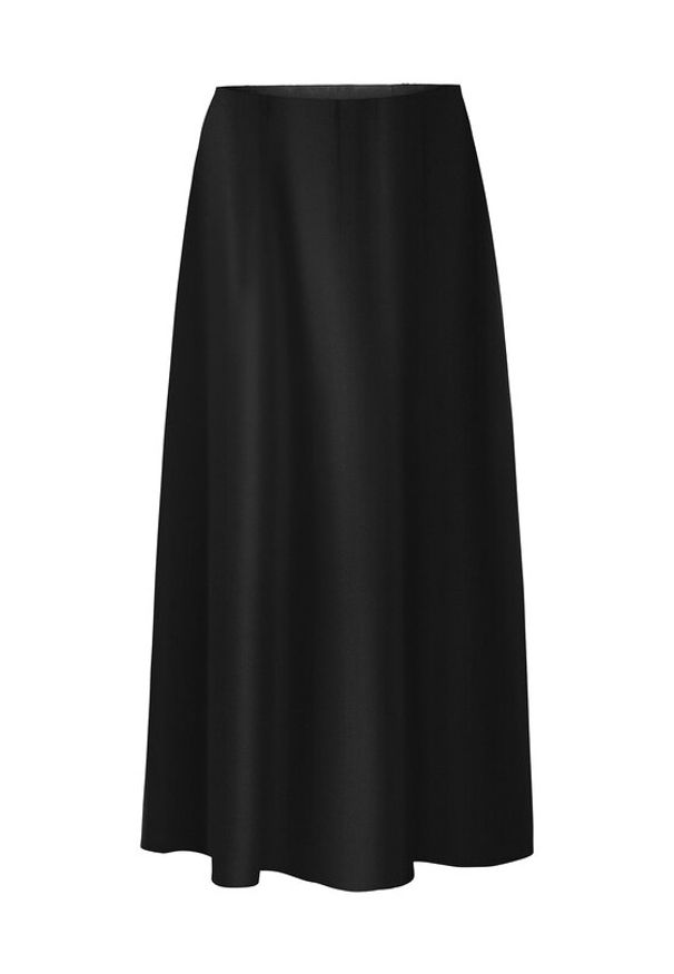 only - ONLY Spódnica maxi Nova 15357477 Czarny Regular Fit. Kolor: czarny. Materiał: wiskoza