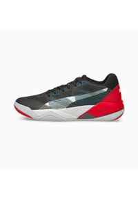 Buty Puma Eliminate Power Nitro, Mężczyźni. Zapięcie: sznurówki. Kolor: biały, czarny, wielokolorowy. Materiał: syntetyk, tkanina, materiał. Szerokość cholewki: normalna. Sport: turystyka piesza