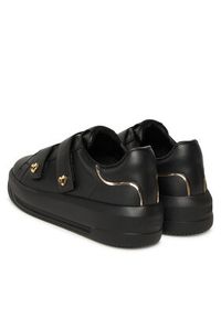 Love Moschino - LOVE MOSCHINO Sneakersy JA15325G0NIA600A Czarny. Kolor: czarny. Materiał: skóra