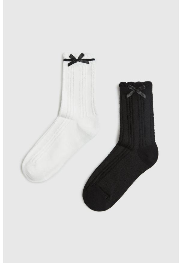 MOODO - Skarpety 2-pack. Materiał: bawełna, poliester, elastan