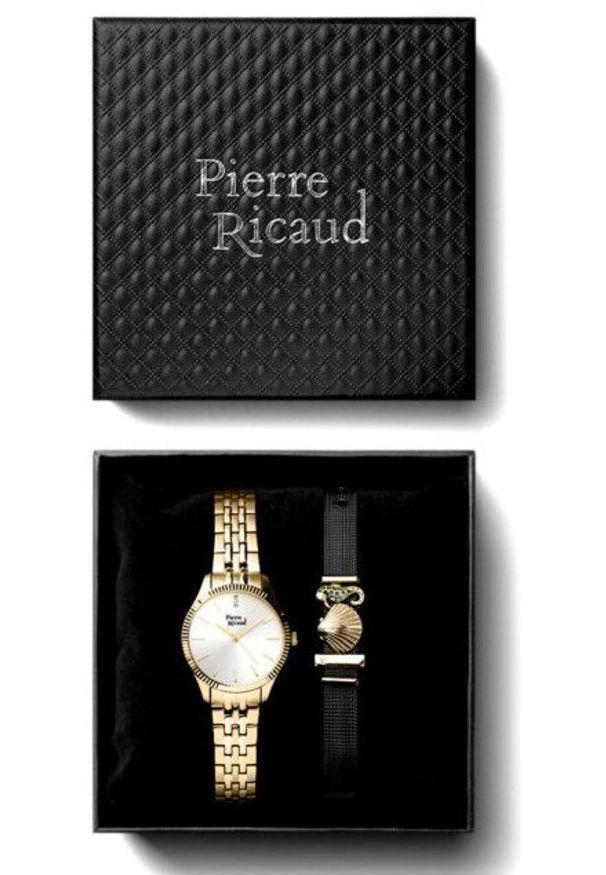 Zegarek damski Pierre Ricaud P21018.1113Q156.F złoty. Kolor: złoty