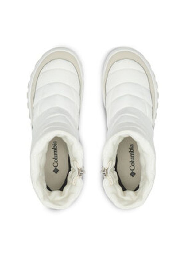 columbia - Columbia Śniegowce Snowtrot Mid 2075111 Biały. Kolor: biały. Materiał: materiał