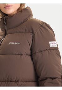 Guess Jeans Kurtka zimowa W4BL21 WGII2 Brązowy Regular Fit. Kolor: brązowy. Materiał: syntetyk. Sezon: zima #4