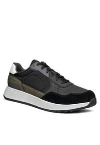 Geox Sneakersy U Molveno U46F1B 0EK11 C0033 Czarny. Kolor: czarny. Materiał: materiał #3