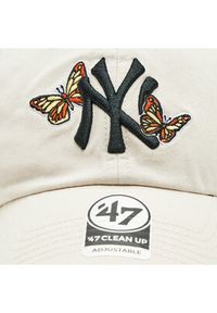47 Brand Czapka z daszkiem Mlb New York Yankees Icon Alt ’47 Clean Up B-ICACL17GWS-BN Écru. Materiał: materiał #2