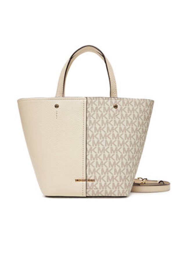 MICHAEL Michael Kors Torebka Flora 32T5GFFC1B Écru. Kolor: kremowy. Materiał: skórzane