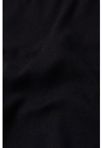 mango - Mango bluzka Manuela kolor czarny gładka. Kolor: czarny. Materiał: materiał, włókno. Długość rękawa: na ramiączkach. Wzór: gładki #3