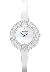 Zegarek Sekonda Zegarek damski Sekonda 40586 CYRKONIE srebrny. Kolor: srebrny #1