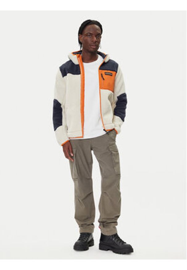 Napapijri Polar Yupik NP0A4GNS Beżowy Regular Fit. Kolor: beżowy. Materiał: syntetyk