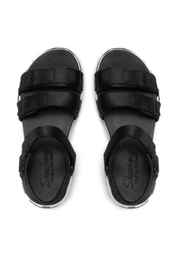 skechers - Skechers Sandały Fresh Catch 31514 /BLK Czarny. Kolor: czarny. Materiał: materiał