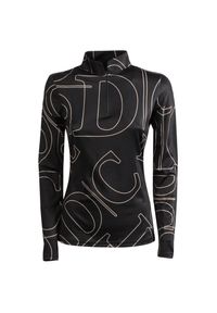 HARRYS HORSE - Damska koszulka do jazdy konnej Harry's Horse Denici Cavalli Stardust. Kolor: czarny. Długość rękawa: długi rękaw #1