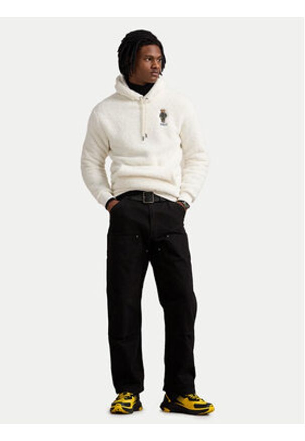 Polo Ralph Lauren Polar 710930550004 Écru Relaxed Fit. Typ kołnierza: polo. Materiał: syntetyk
