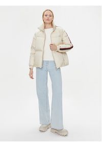 TOMMY HILFIGER - Tommy Hilfiger Kurtka puchowa WW0WW40093 Beżowy Regular Fit. Kolor: beżowy. Materiał: syntetyk #2