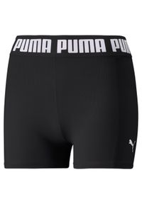 Spodenki fitness damskie PUMA Train Puma Strong 3" Tight. Kolor: czarny. Sport: fitness