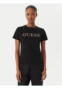 Guess T-Shirt V6RI20 J1314 Czarny Regular Fit. Kolor: czarny. Materiał: bawełna #1