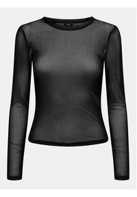 JDY Bluzka Elsa 15303787 Czarny Slim Fit. Kolor: czarny. Materiał: syntetyk