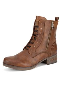 Mustang Trzewiki 1229-522 BIG Brązowy. Kolor: brązowy. Materiał: materiał #2