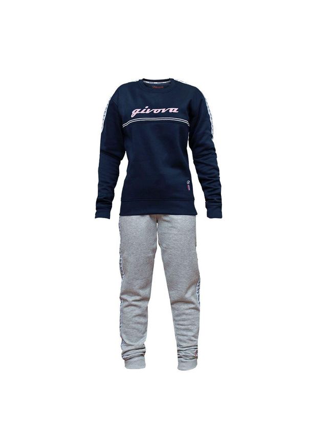 Givova damski dres z polaru 100 g z pasem, XL. Kolor: niebieski. Materiał: polar, dresówka. Sport: piłka nożna