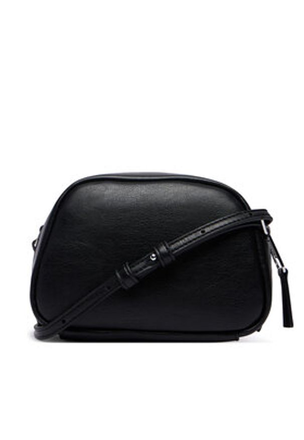 Tommy Jeans Torebka Tjw Bold Camera Bag AW0AW18785 Czarny. Kolor: czarny. Materiał: skórzane
